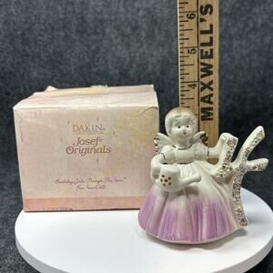Vtg Dakin Josef 4 Year Old Birthday Girls Through The Years Figurine BOX AS-IS